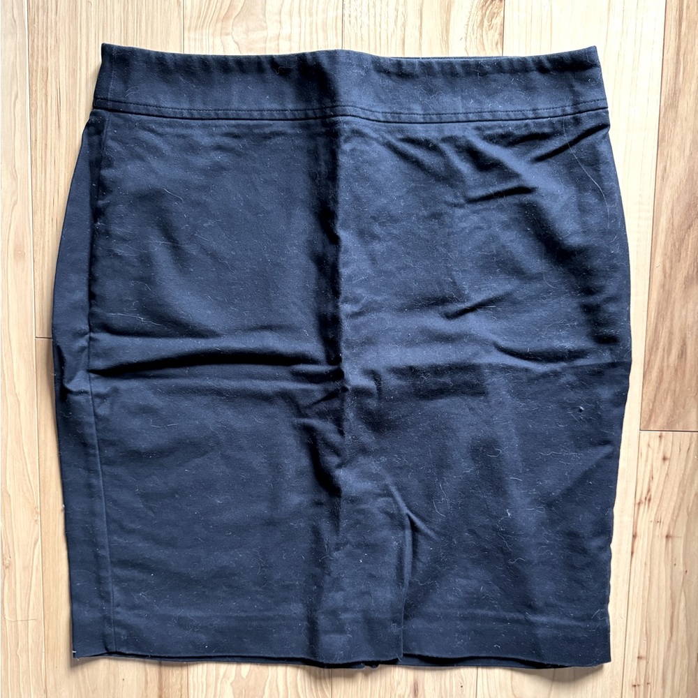 Dark navy banana republic pencil skirt